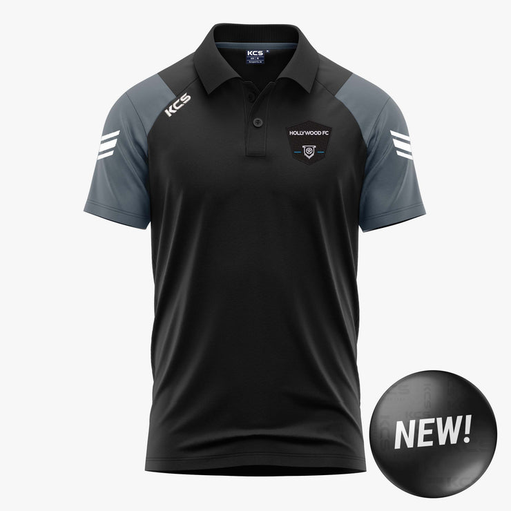 Hollywood FC KCS Soul Polo Shirt Black/Graphite