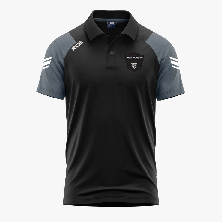 Hollywood FC KCS Soul Polo Shirt Black/Graphite