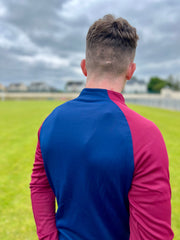 Tulsk GAA KCS Soul Quarter Zip Top Navy/Maroon