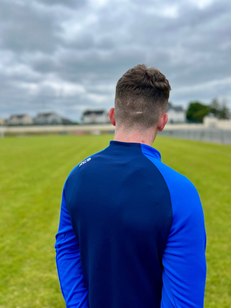 Tullamore GAA KCS Soul Quarter Zip Top Navy/Royal Blue