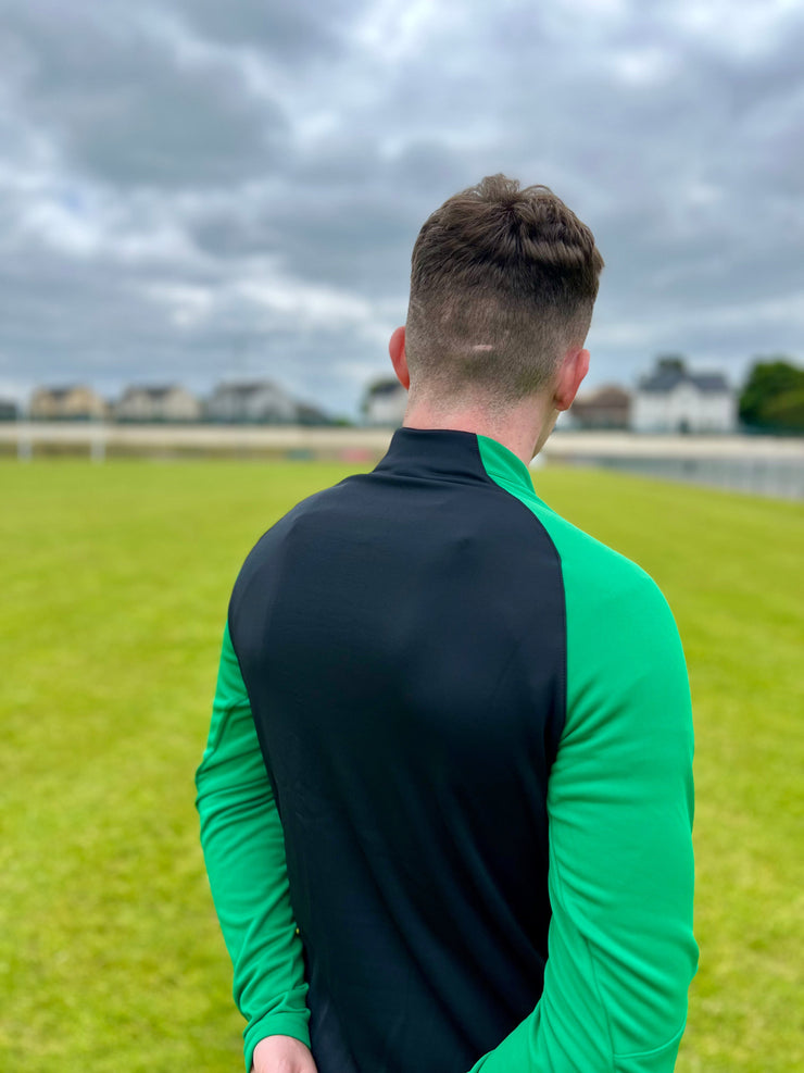 Ringtown Hurling Club KCS Soul Quarter Zip Top Black/Green