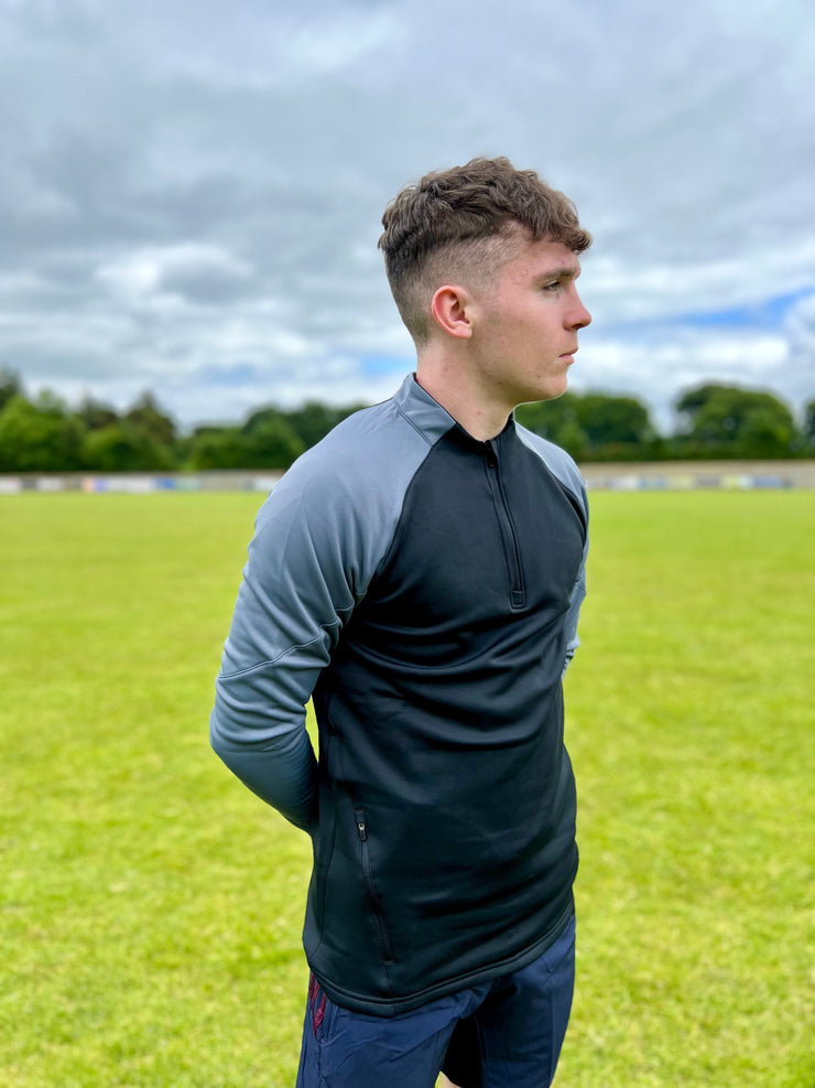 Rosemount GAA KCS Soul Quarter Zip Top Black/Graphite