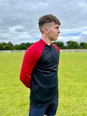 Turin Hurling Club KCS Soul Quarter Zip Top Black/Red