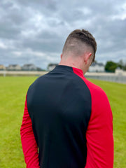 Offaly Rowing Club KCS Soul Quarter Zip Top Black/Red