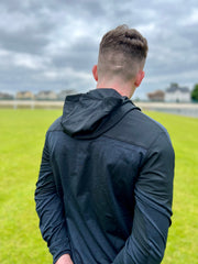 Ballintubber GAA KCS Astro V2 Hoodie Black-Black Melange-Solid Red