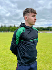 St. Brigid's GAA Roscommon KCS Astro V2 Hoodie Black-Black Melange-Green Melange