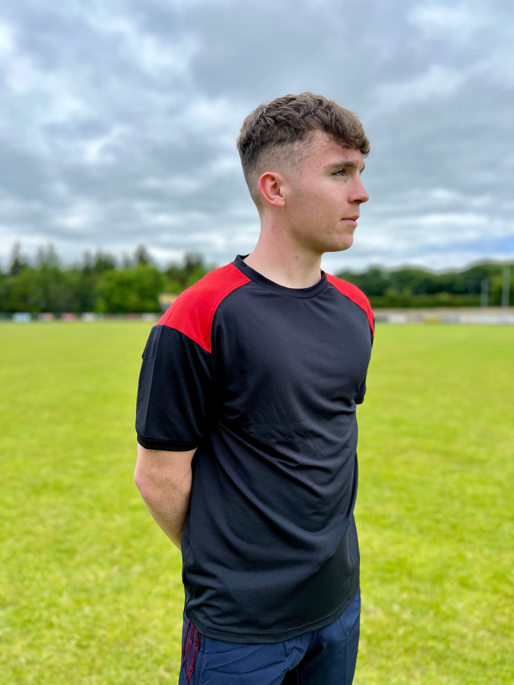 Edenderry GAA KCS Verona Tee Black/Red