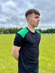 Kilbride GAA Roscommon KCS Verona Tee Black/Green