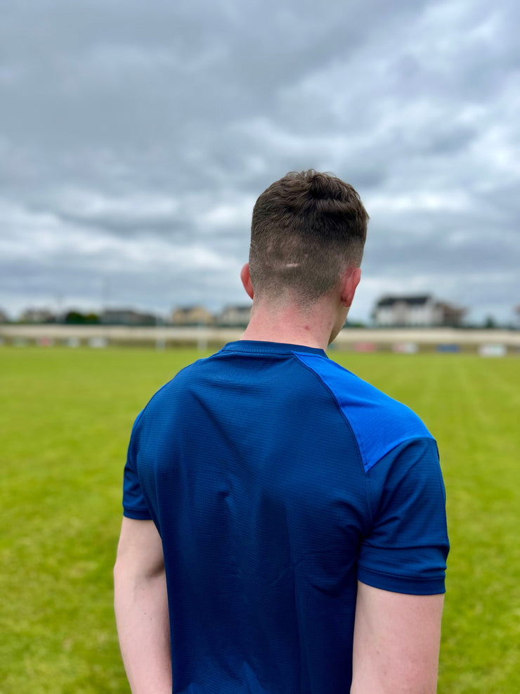 Tullamore GAA KCS Verona Tee Navy/Royal Blue