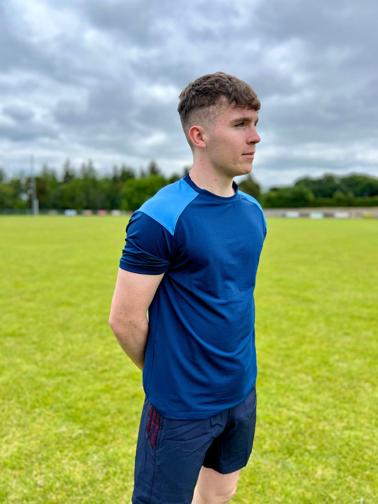 Coláiste Chiaráin Athlone KCS Verona Tee Navy/Sky Blue