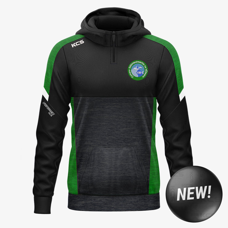 Irish Mountaineering Club KCS Helios Half Zip Hoodie Black/Green/White