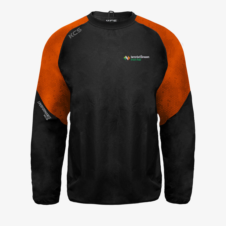 Irish Rail Order Window KCS Focus Windcheater Black/Orange