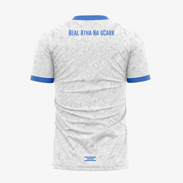 Ballinagar GAA Offaly Training Jersey White / Sky