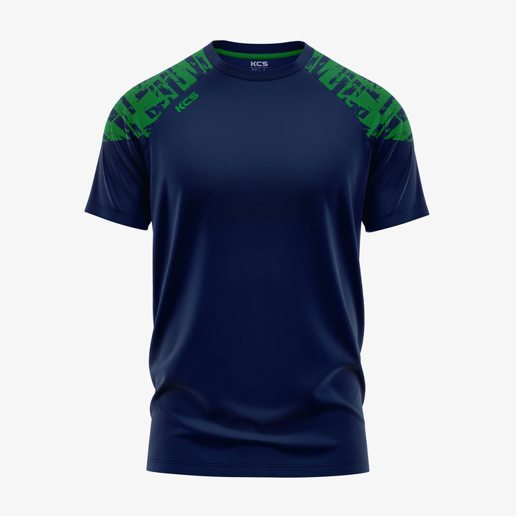KCS Apollo Tee - Navy / Green