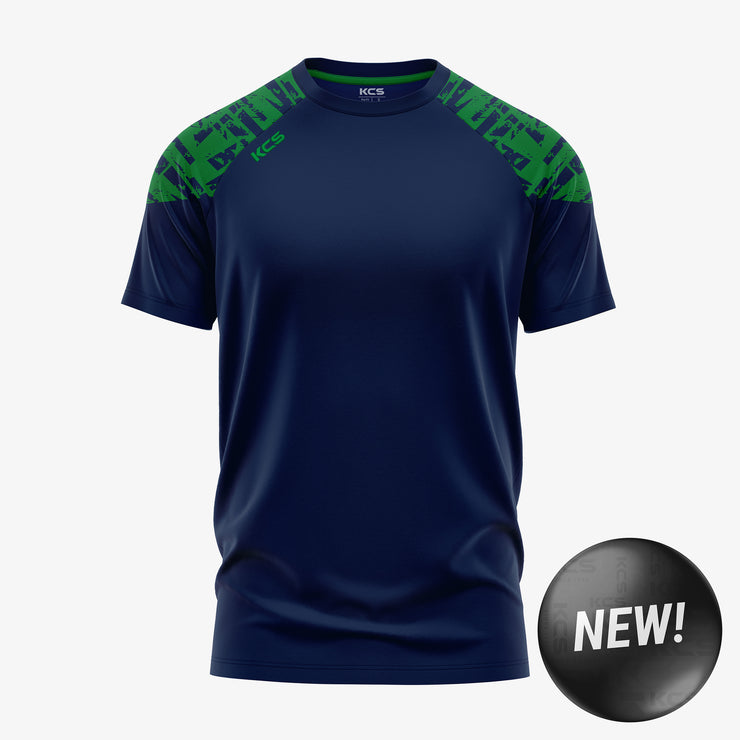 KCS Apollo Tee - Navy / Green
