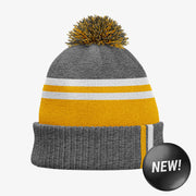 KCS Champion Beanie Hat - Dark Grey / Gold / White