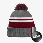 KCS Champion Beanie Hat - Dark Grey / Maroon / White