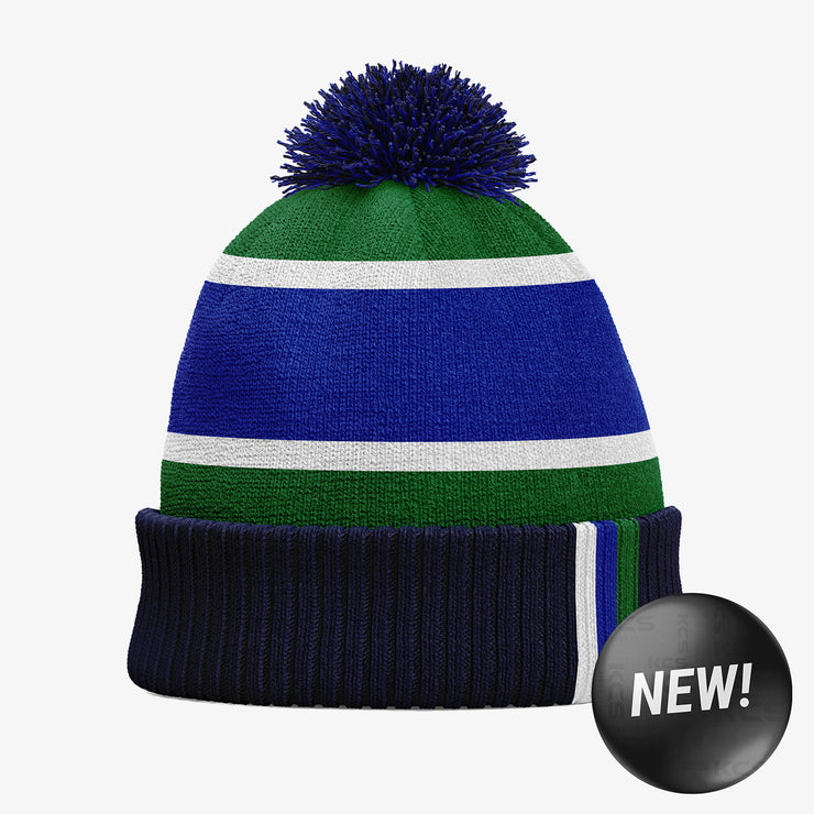 KCS Champion Beanie Hat - Navy / Green / Royal / White
