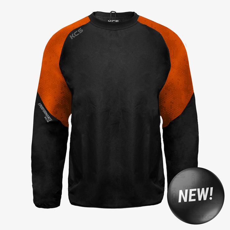 KCS Focus Windcheater Black/Orange