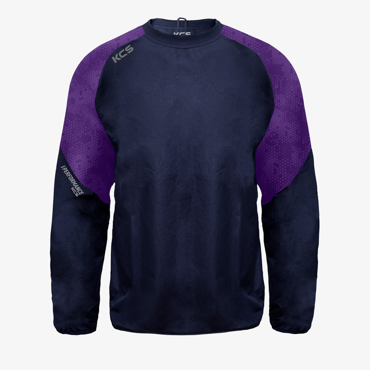 KCS Focus Windcheater Navy/Purple