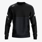 KCS Helios Crew Neck Top Black/Black/White