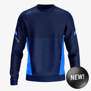 KCS Helios Crew Neck Top Navy/Sky