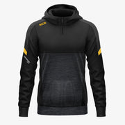 KCS Helios Half Zip Hoodie Black/Gold