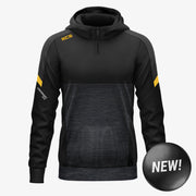KCS Helios Half Zip Hoodie Black/Gold