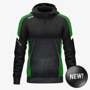 KCS Helios Half Zip Hoodie Black/Green/White