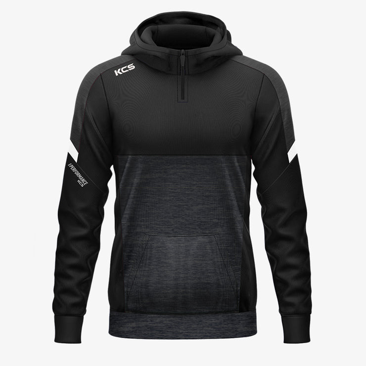 KCS Helios Half Zip Hoodie Black/White