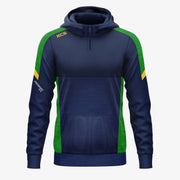 KCS Helios Half Zip Hoodie Navy/Green/Gold