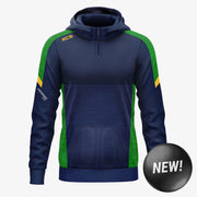 KCS Helios Half Zip Hoodie Navy/Green/Gold