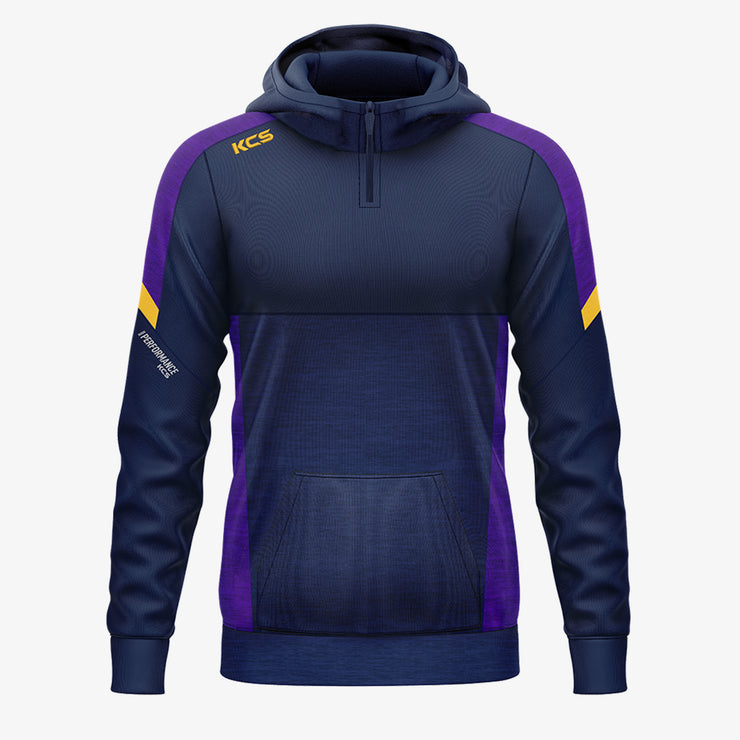 KCS Helios Half Zip Hoodie Navy/Purple/Gold