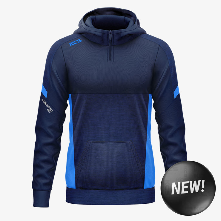 KCS Helios Half Zip Hoodie Navy/Sky