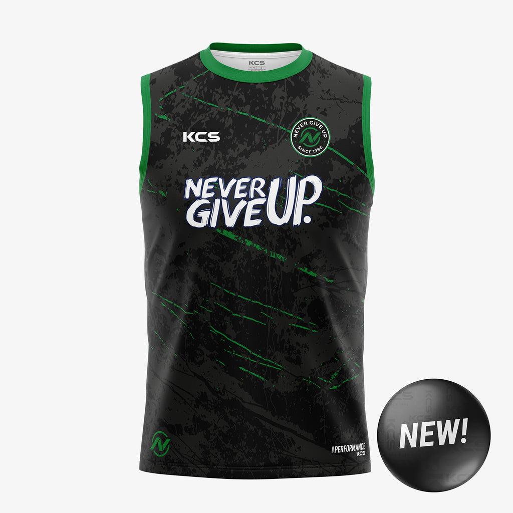 KCS Never Give Up Black Strike Vest