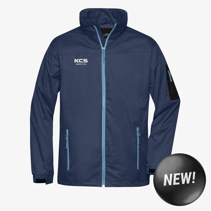 KCS Sideline Jacket - Navy/Aqua