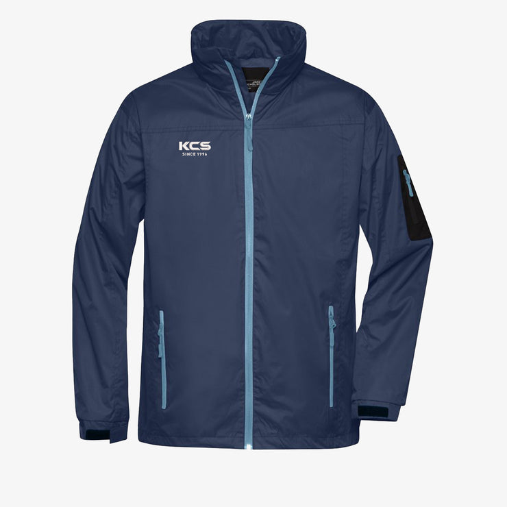 KCS Sideline Jacket - Navy/Aqua