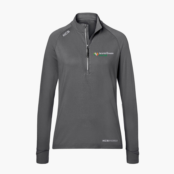 Irish Rail Order Window KCS Ladies Core Club Half Zip - Carbon