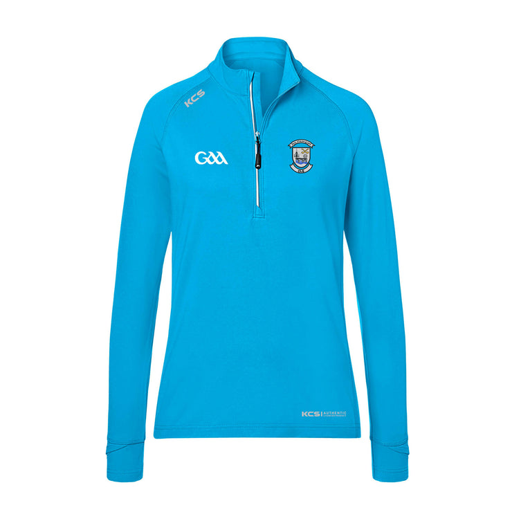 Ballinagar GAA Offaly KCS Ladies Core Club Half Zip - Bright Blue