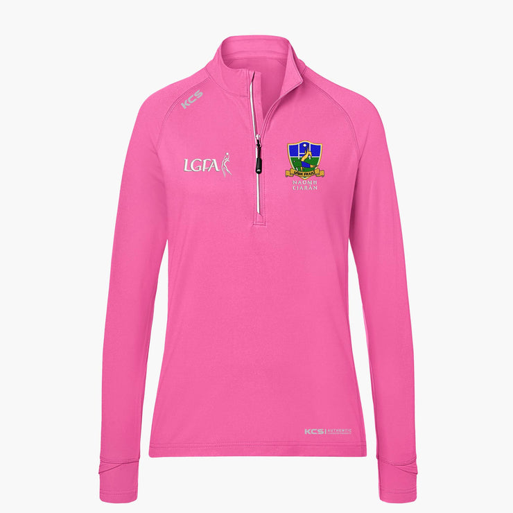 Naomh Ciarán Ladies KCS Ladies Core Club Half Zip - LGFA - Pink