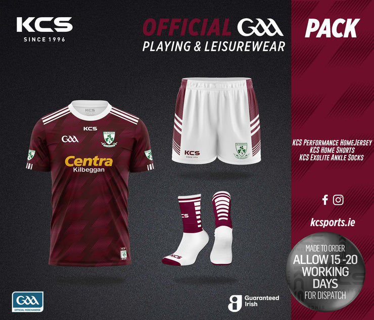 Kilbeggan Shamrocks GAA Club Home Pack - ADULTS