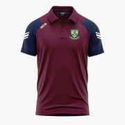 Kilbeggan Shamrocks GAA KCS Soul Polo Shirt Navy/Maroon