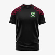 Kilbeggan Shamrocks GAA KCS Apollo Tee Black/Maroon