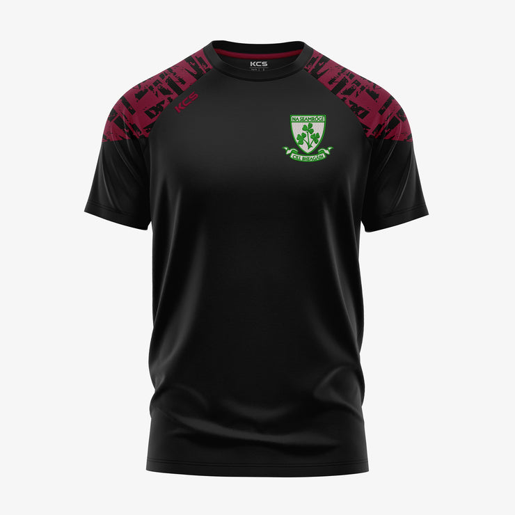 Kilbeggan Shamrocks GAA KCS Apollo Tee Black/Maroon