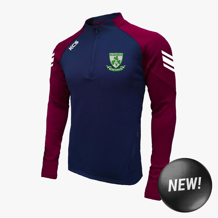 Kilbeggan Shamrocks GAA KCS Soul Quarter Zip Top Navy/Maroon