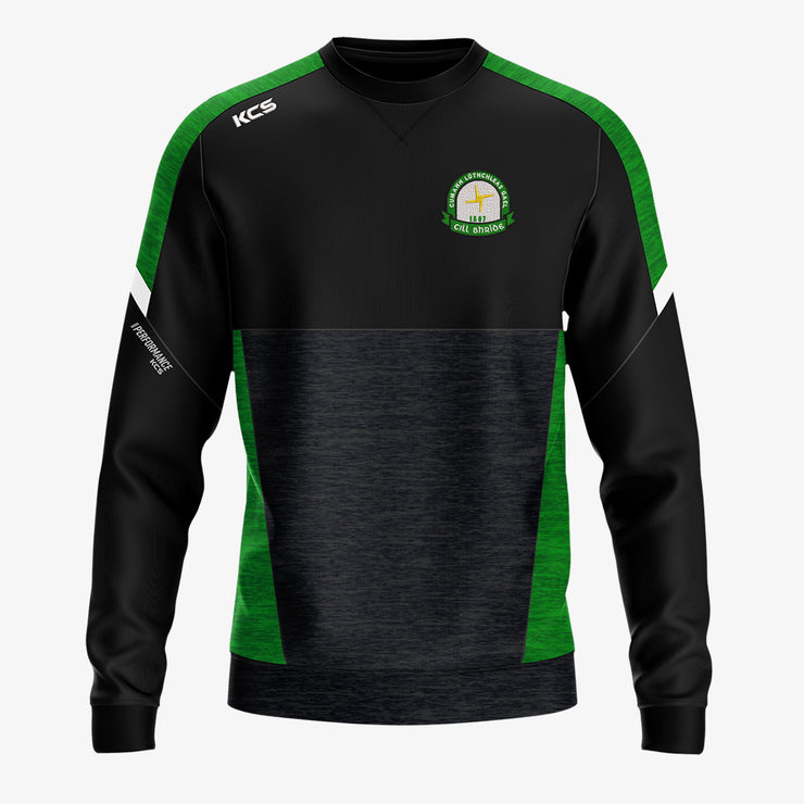 Kilbride GAA Roscommon KCS Helios Crew Neck Top Black/Green/White