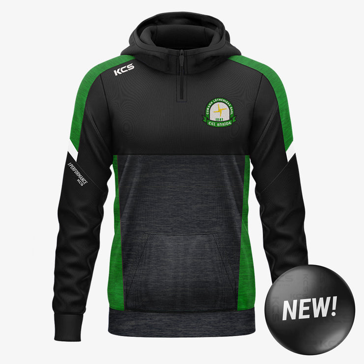 Kilbride GAA Roscommon KCS Helios Half Zip Hoodie Black/Green/White