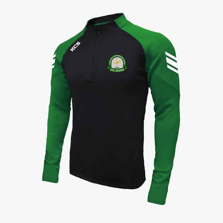 Kilbride GAA Roscommon KCS Soul Quarter Zip Top Black/Green