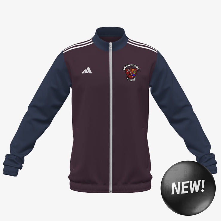 Kilcavan GAA Adidas Club Anthem Zip Navy/Maroon/White