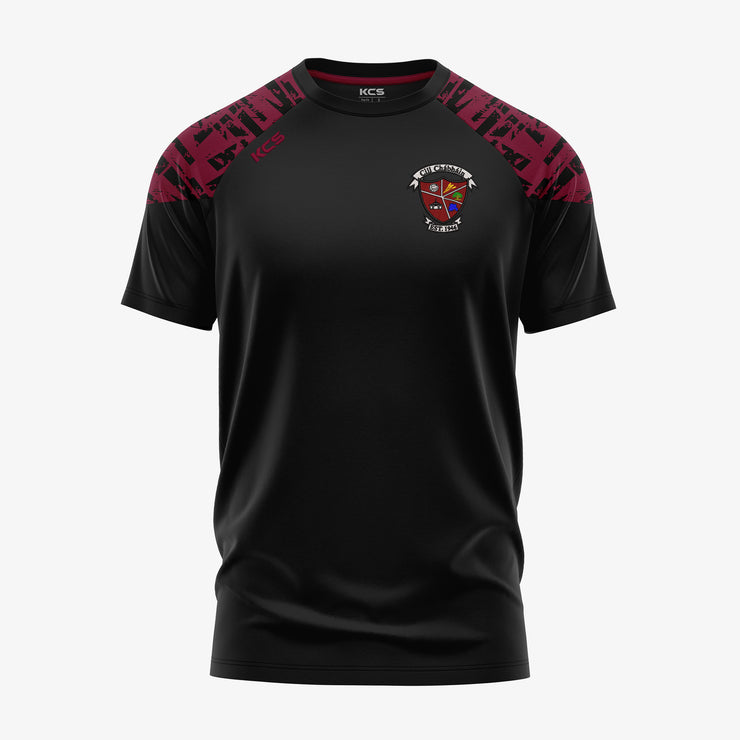 Kilcavan GAA KCS Apollo Tee Black/Maroon